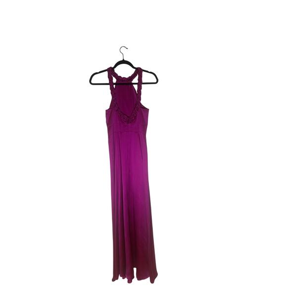 LOT 8 by Chloe Dao Women's Small Fuchsia Sleeveless Maxi Dress Made in USA - Picture 5 of 6